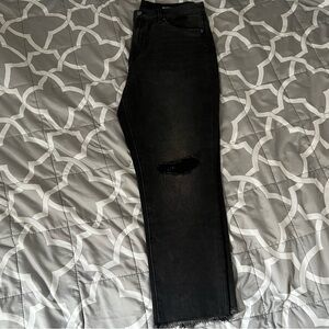Blank NYC Distressed Black Skinny Jeans